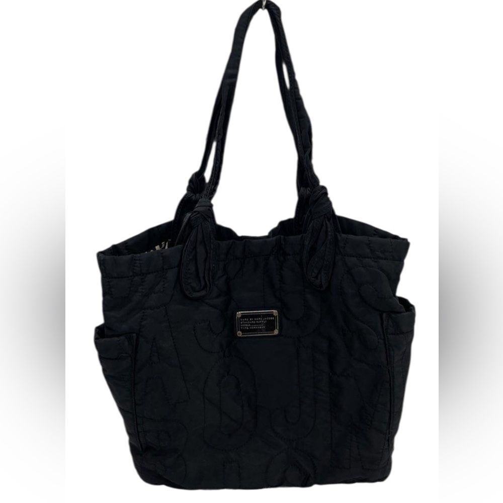 Marc by Marc Jacobs Pretty Nylon Little Tate Tote – Black Quilted